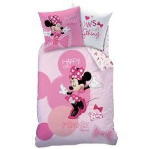 Disney Minnie Mouse Bettwäsche Set Biber Flanell 80x80 cm 135x200 cm