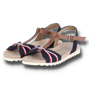 Tom Tailor Kinderschuhe Mädchen Sandaletten Riemchensandalette blau, Schuhgröße:31 EU