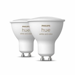 Philips Hue White & Color Ambiance GU10 2 Stueck BT weiß 0MB
