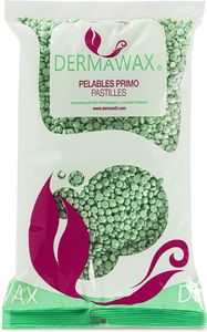 Dermawax Grüner Tee Film Wachs Heisswachs Waxing Perlen Wachsperlen ohne Wachsstreifen für Enthaarung, Haarentfernung Brazilian Waxing 1 kg