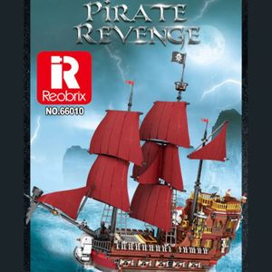Reobrix 66010 Piratenschiff “Pirate Revenge” Set Klemmbausteine