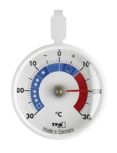 Kühlthermometer, rund, weiß, 14.4006, TFA Dostmann