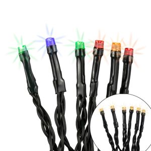 LED Lichterkette Deko Beleuchtung Party Garten Außen IP44 RGB 6h-Timer Batterie LED Lichterkette Deko Beleuchtung Party Garten Außen IP44 RGB 6h-Timer Batterie