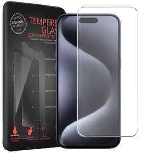 2x Schutzfolie für iPhone 15 Pro Handyfolie Panzer Schutz Glas Folie Displayschutz