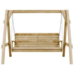 vidaXL Houpací lavice Impregnované borovicové dřevo 205x150x157 cm