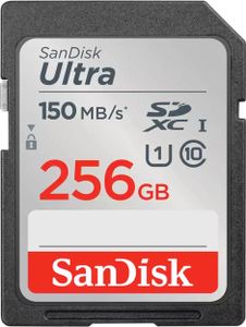 SanDisk Ultra SDXC UHS-I   256GB 150MB/s       SDSDUNC-256G-GN6IN