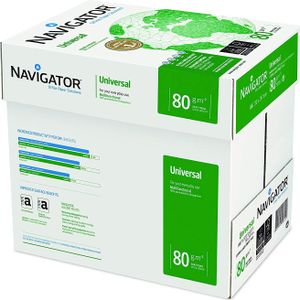 Navigator - Papier Navigator Universal A4 80gr White | Pak one 500 arkuszy | 5 sztuk