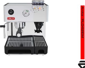 Lelit PL042EM, Espressomaschine, 3,5 l, Kaffeepad, Gemahlener Kaffee, Eingebautes Mahlwerk, 1200 W, Edelstahl