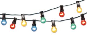 Näve Außen-Lichterkette - Kunststoff, Gummi - Leuchtmittel: bunt (3x rot, 3x gelb, 2x grün, 2x blau); Kabel: grün; 5151761 Näve Außen-Lichterkette - Kunststoff, Gummi - Leuchtmittel: bunt (3x rot, 3x gelb, 2x grün, 2x blau); Kabel: grün; 5151761