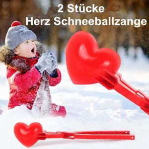 34CM Schneeballzange Profi Herzform Entengelb Snowball Maker Schneeball Clip DHL 