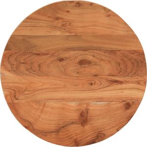 Tischplatte Ø60x2,5 cm Rund Massivholz Akazie 370050 Tischplatte Ø60x2,5 cm Rund Massivholz Akazie 370050