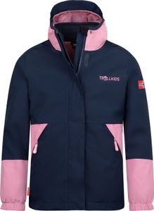Trollkids Kids Kjerag 3v1 Jacket Boys Raincoat Navy 570-166 Velikost 104