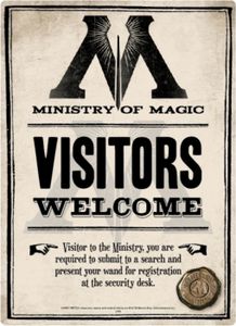 Harry Potter Zaubereiministerium Blechschild in 15x20 cm