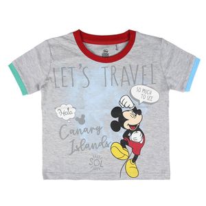 Disney Mickey Mouse Jungen T-Shirt - grau Gr. 92 - 152 128 (8 Jahre)