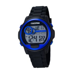 Calypso Kunststoff PUR Herren Uhr K5667/3 Armbanduhr schwarz Digital D2UK5667/3