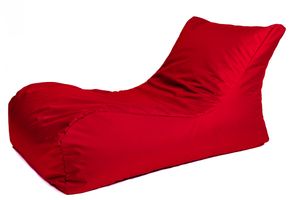 Gauč sedací vak Extra Large s opěradlem v různých barvách - barva: červená