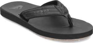 Quiksilver Carver Nubuck Flip-flops Schwarz EU 45 Mann Schwarz EU 45