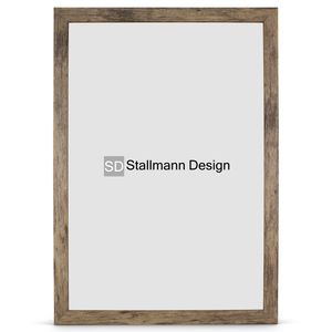 Stallmann Design Bilderrahmen New Modern 70x100 cm braun Rahmen fuer Dina 4 und 60 andere Formate Fotorahmen Wechselrahmen aus Holz MDF mehrere Farben wählbar Frame für Foto oder Bilder