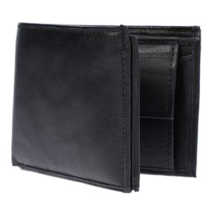 Christian Wippermann kožená peněženka s ochranou RFID pánská peněženka černá
