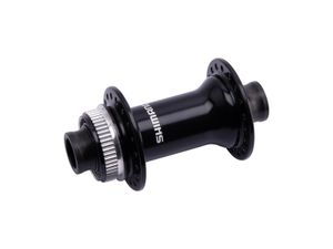 Shimano Vorderradnabe Deore HB-MT410 Zentralverschluss 36 Löcher 15 mm Steckachse 100 mm Montage schwarz