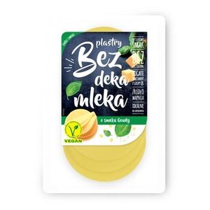 Wegańska alternatywa sera w plastrach 100 g Gouda Łowicz bez nabiału