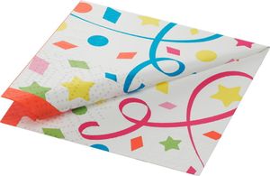 Duni Cocktail-Servietten 3-lagig Uni Weiß – 24 X 24 Cm Für Partys & Events