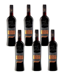 Rotwild Schoko Rotwein mit Schokoladengeschmack süß 750ml 6er Pack