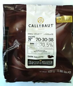 Barry Callebaut 70-30-38 dunkle Schokolade Kuvertüre 400 g