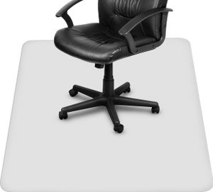 Belle Vous Hochleistungs Bürostuhl Unterlage Transparent - L 120 x B 120 cm - Schutzmatte Bürostuhl & Rutschfest - Bodenschutzmatte Bürostuhlunterlage
