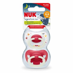 NUK Signature Night Silikon Schnuller 0-6m 1017527
