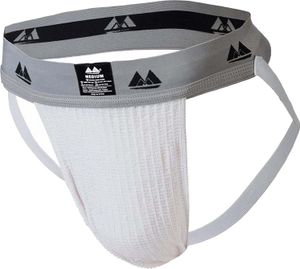 MM Sports - Pánske suspenzory - Original Edition Swimmer/Jogger Jockstrap 2 inch White - White - 1 x veľkosť M MM Sports - Pánske suspenzory - Original Edition Swimmer/Jogger Jockstrap 2 inch White - White - 1 x veľkosť M