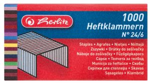 Zszywki 1000 Sztuk Herlitz Rozmiar 24X6