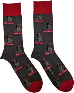 Biggie Smalls - "Notorious" ponožky pre mužov/dámy unisex RO9257 (40,5 EU - 45,5 EU) (antracit)
