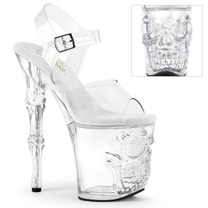 RAPTURE-808 Damen Sandale von Pleaser, Transparent EU 40, US 10