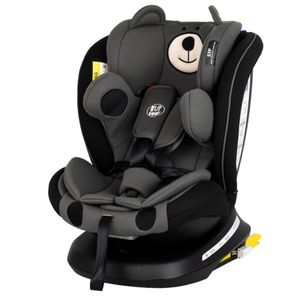 Tweety Plus DELUXE BlackBear Kindersitz mit 360 Grad drehbarem Isofix-System-BUF BOOF 0, 36 kg