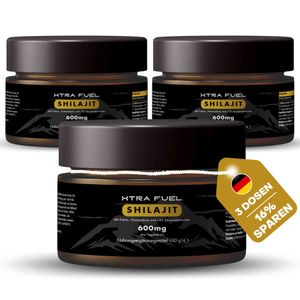 Shilajit Harz - Original Himalaya Mumijo - vegan & laborgeprüft – 3x Dosen (90g Shilajit Harz)