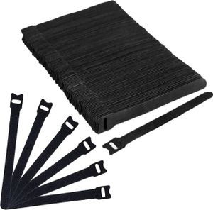 EWANTO Klettband Kabelbinder wiederverwendbar 100 Stück G... EWANTO Klettband Kabelbinder wiederverwendbar 100 Stück G...