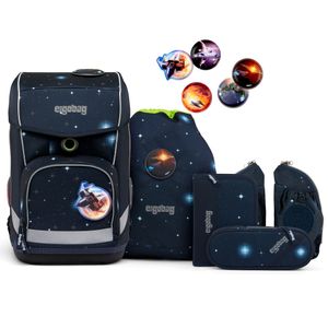Ergobag Cubo Light Schulranzen-Set KoBärnikus Glow (6-tlg.)