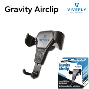 Vivefly Electronics Gravity Air Clip – Kfz-Halterung für Handy – Universal-Handyhalterung für Lüftungsgitter – Handyhalterung – Handyhalterung Auto