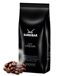 Kaffee CAFFÈ CREMA von Sansibar, 1000g Bohnen