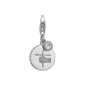 Esprit Jewel Zodiac Sagittarius ESCH91156A000 Charm Anhänger Rhodiertes Sterling Silber