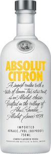 Absolut Vodka Citron 40% 1,0L