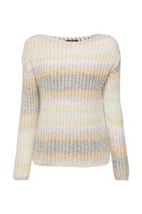 Esprit Mehrfarbiger Strickpullover mit Alpaka, off white