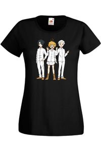 The Promised Neverland koszulka damska Anime Manga Japan Animation Comics , Lady  2XL / Czarny