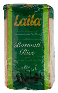 Laila- Basmati Reis Permium Qualität in Vier Größen, Gewicht food:1 Kg