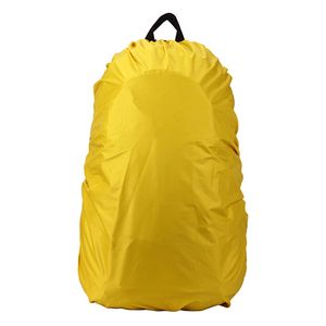 Wasserdichter, regenfester Rucksack, Regen-Staubschutztasche für Camping, Wandern-Gelb,Größe:35L