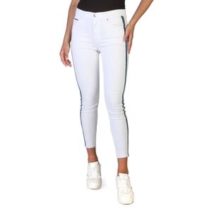 Tommy Hilfiger Damen Jeans Jeanshose Markenjeans, mit Reißverschluss, Größe:25, Farbe:Weiß