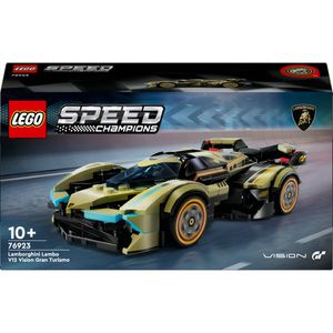 LEGO Speed Champions Lamborghini Lambo V12 Vision GT Supersportwagen, Spielzeugauto mit baubarem Modell für Kinder, Geschenk für Jungen, Mädchen und Gamingfans 76923