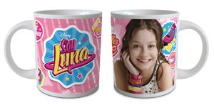 Soy Luna - Pink - Keramik Tasse Kinderbecher - Größe Ø7,3 H8,3 cm