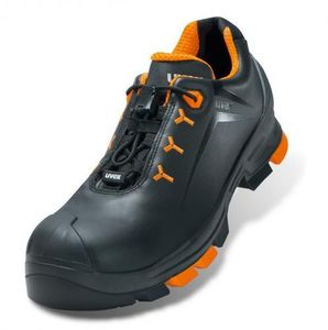 uvex 2 Halbschuhe S3 schwarz, orange Weite 11 Gr. 44